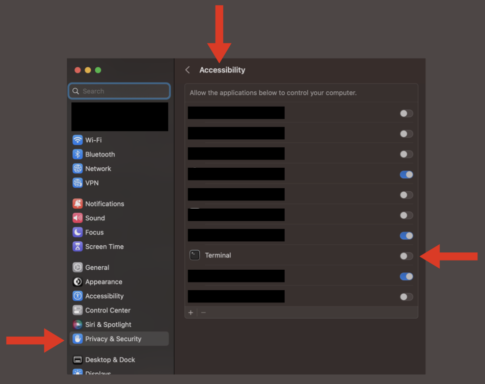 Enabling accessibility
